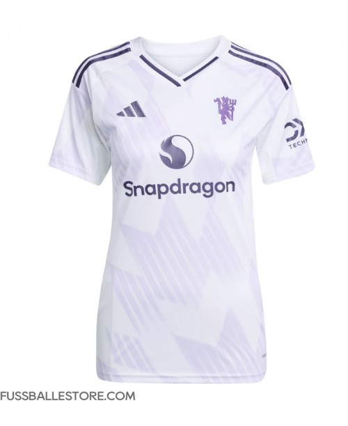 Günstige Manchester United Matthijs de Ligt #4 Auswärtstrikot Damen 2025-26 Kurzarm Günstige Manchester United Matthijs de Ligt #4 Auswärtstrikot Damen 2025-26 Kurzarm